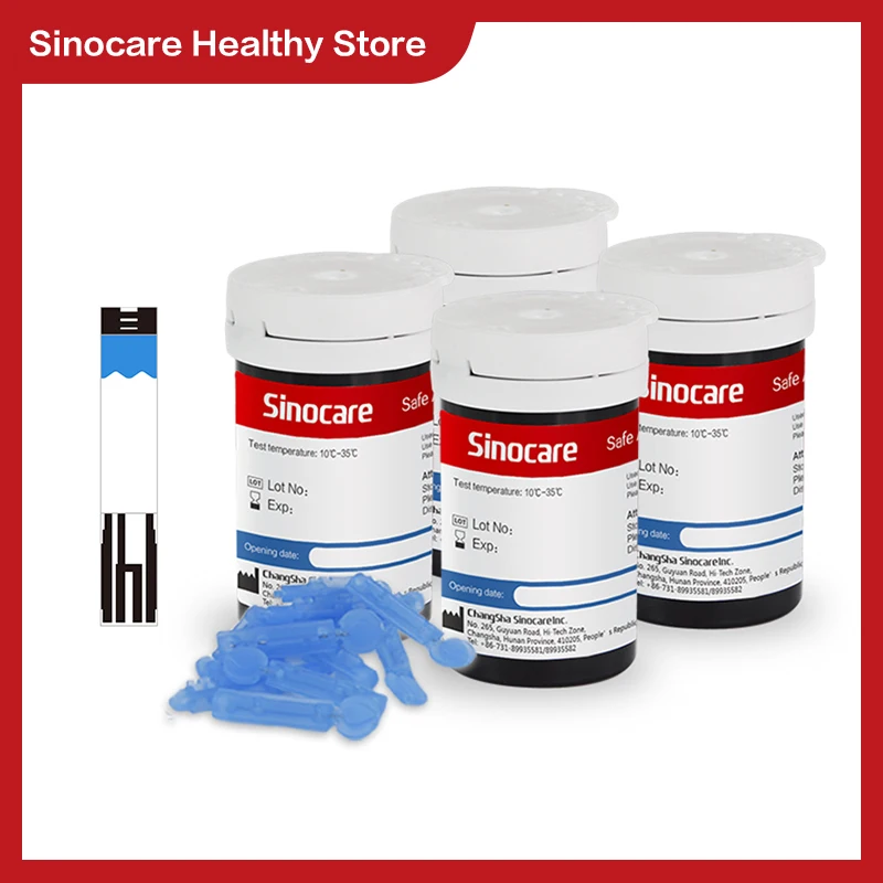 

50/100/200 шт., тест-полоски для определения сахара в крови