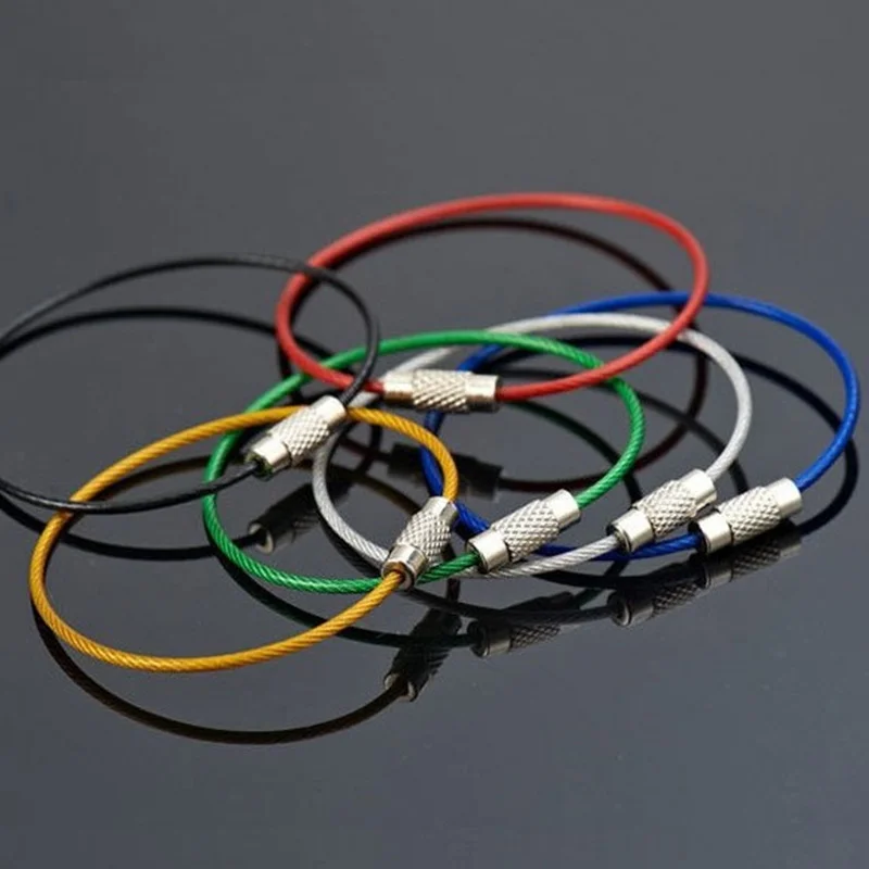 

10 шт., брелок для ключей из нержавеющей стали