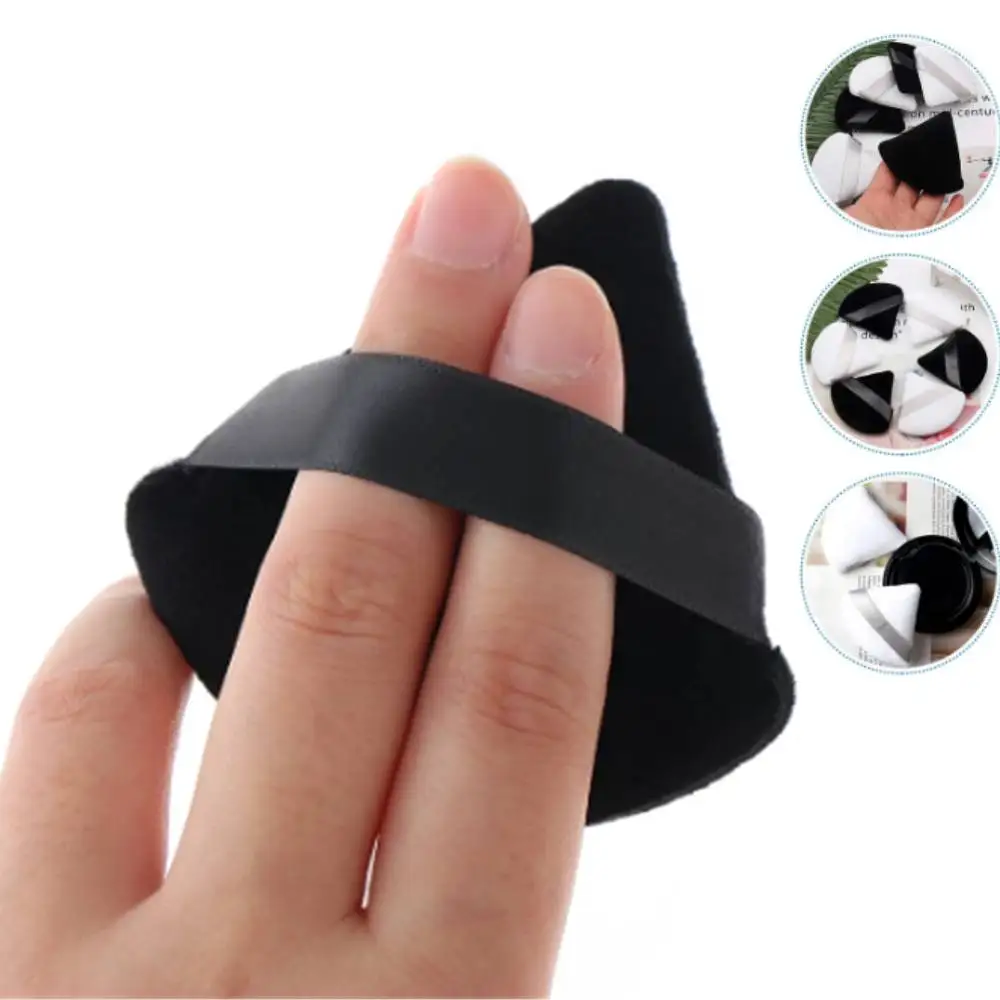 

2pcs\set Triangle Velvet Powder Puff Flours Mini Face Makeup Sponge Cosmetics Soft Cotton Face Powder Puff Washable