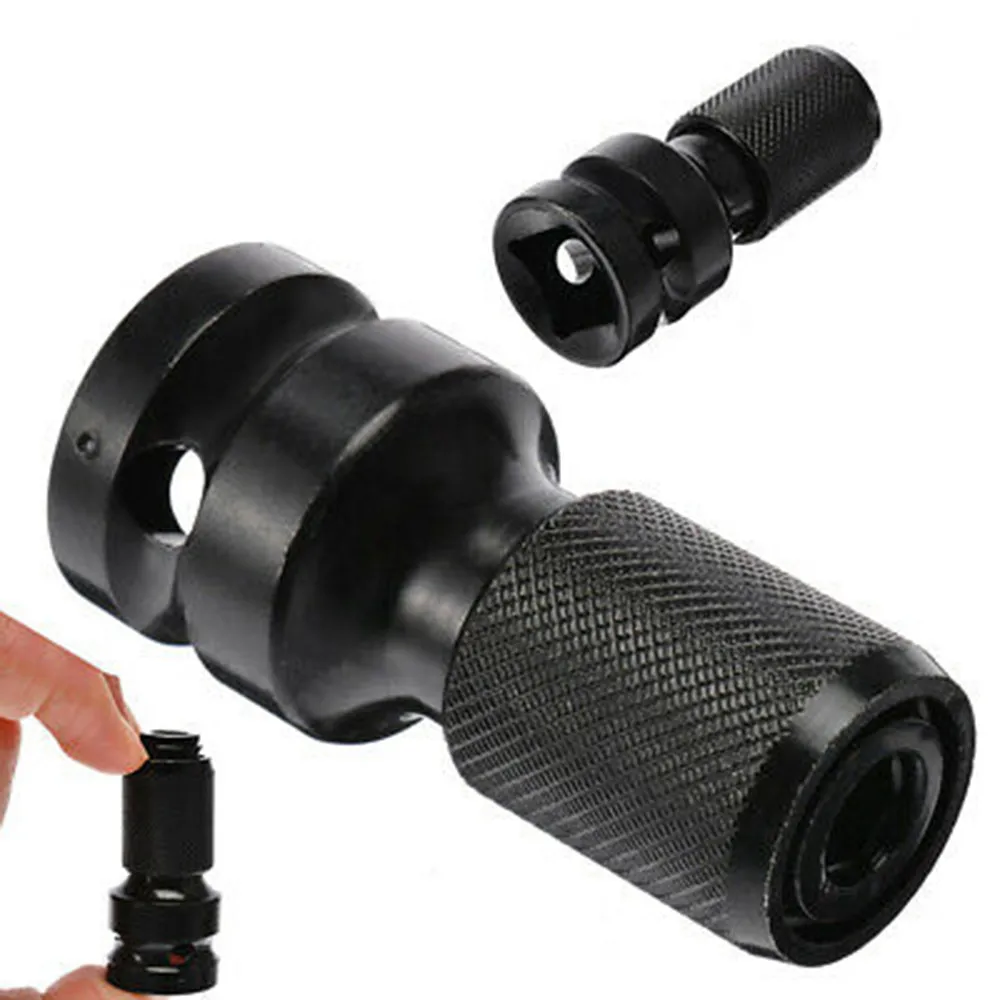 

Inch Socket Wrench Chuck Inch 1/4 Adapter Electric 1/2 Impact Tool To Drive Ratchet Chuck Hexagon Socket