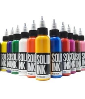 16 colors 30ml body painting tattoo ink eyebrows eyeliner tattoo paint permanent makeup coloring pigment body eternal tattoo ink