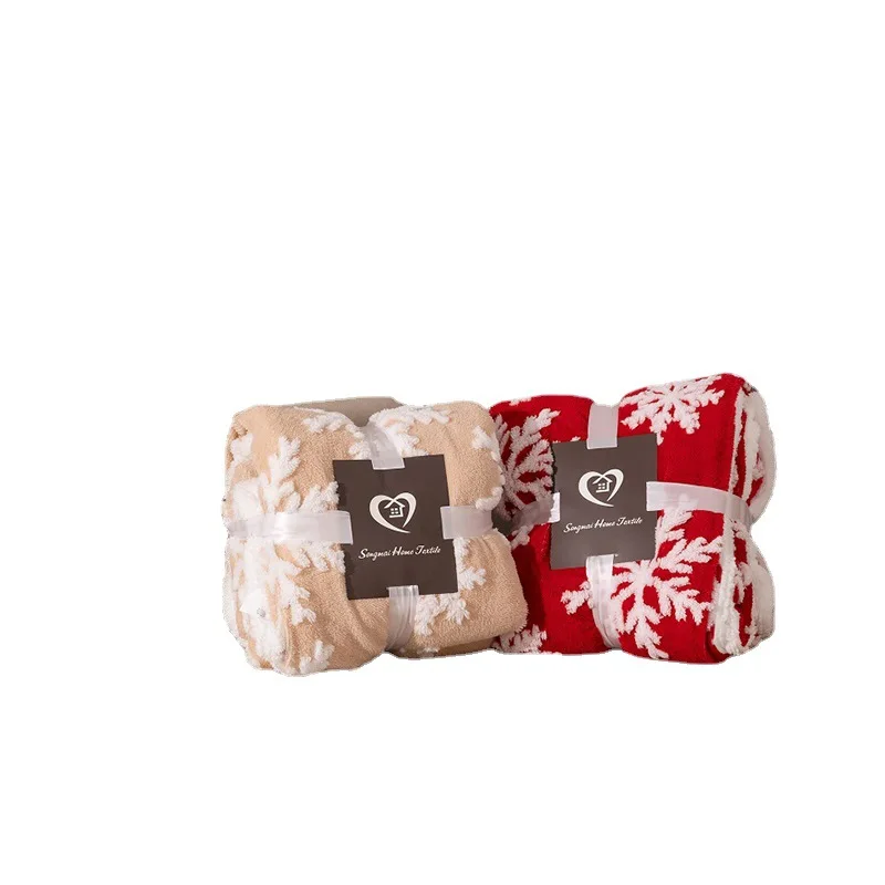 Рождественское одеяло с изображением утолщенного лося трехмерное мягкое теплое