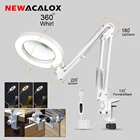 Увеличительное стекло NEWACALOX USB 5X со светодиодной подсветкой, 72 шт.