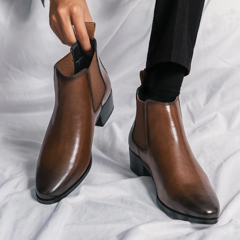 Chelsea Casual Boots Retro Couple Ankle Boot Footwear