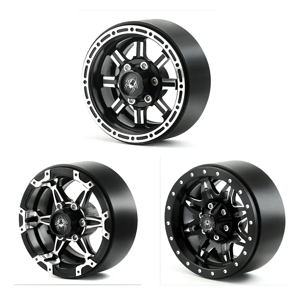 

4 шт. 1,9 дюйма, металлическая ступица обода колеса для 1/10 RC Car Rock Crawler TRX4 SCX10 YIKONG 4102 4103 CC01 D90 90046