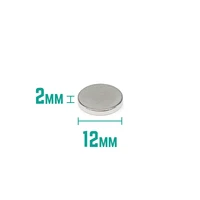 102050100150200pcs 12x2mm n35 disc rare earth neodymium magnet 122 mm round permanent magnet 12x2 strong powerful magnets