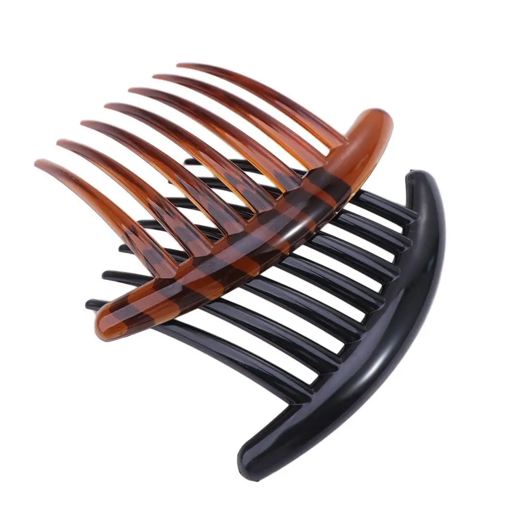 Расческа для волос с начесом объемный хвост заколки вставки 7 зубцами заколка