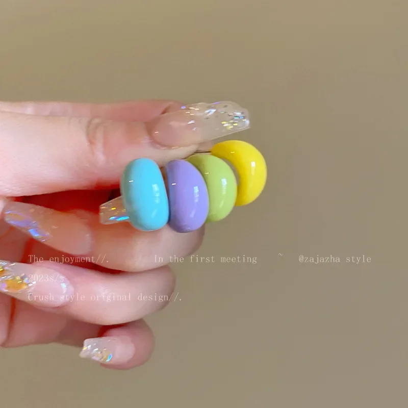 Новый стиль серьги ярких цветов допамина милые крутые легкие роскошные нишевые