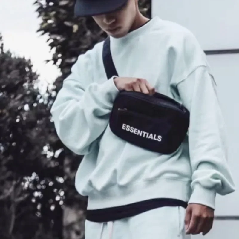 

ESSENTIALS Casual Women's Waist Bag Trend Street Oxford Cloth Chest Bag Travel crossbody Bag Men's Sports Shoulder Bag Wallet