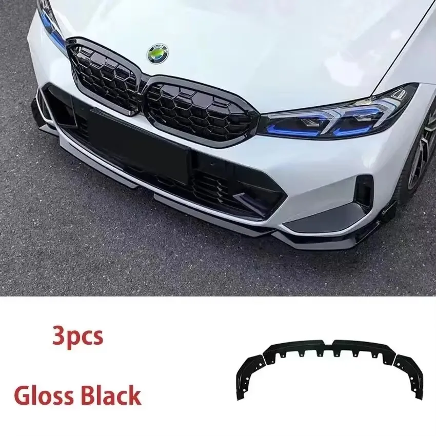 

Передний бампер автомобиля, сплиттер, спойлер, диффузор, защита кузова, чехол для BMW 3 серии G20 G28 320 325 330 Lci 2023 + MP Style