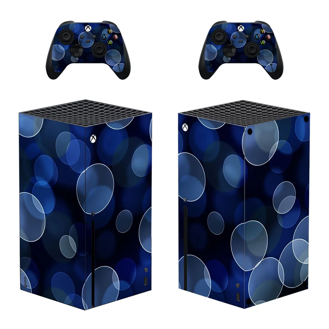 

Geometric Circle Style Xbox Series X Skin Sticker for Console & 2 Controllers Decal Vinyl Protective Skins Style 1