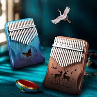 kalimba thumb piano 17 tone beginner authentic five finger piano finger 21 tone small musical instrument girl childrens piano