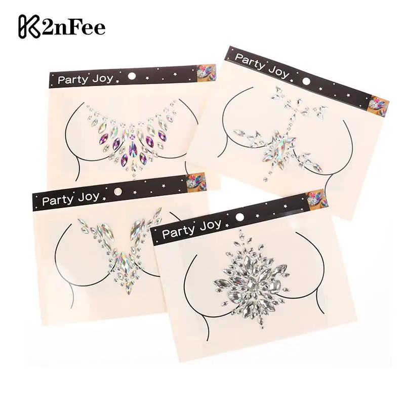 

Наклейки на грудь и соски, Акриловые искусственные татуировки