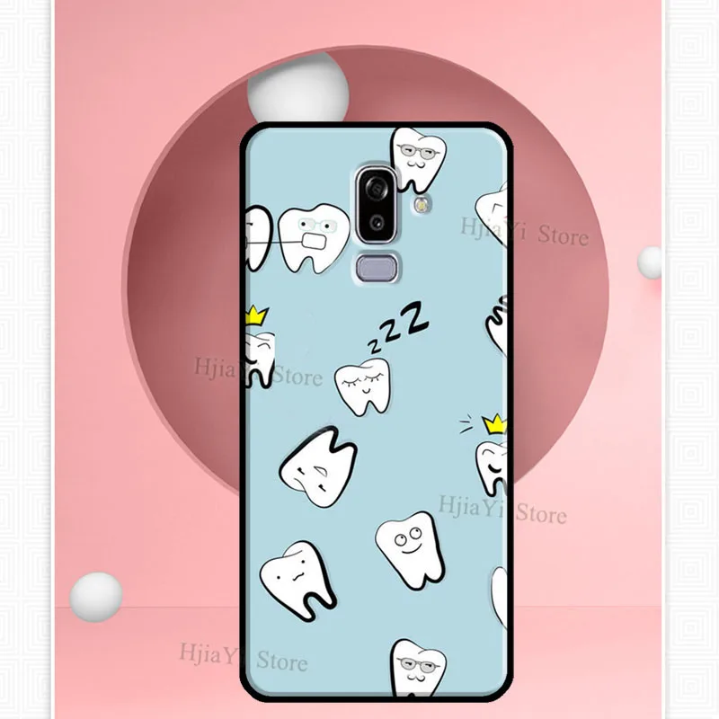 Anatomy Dental Crowned Tooth Crown Case For Samsung Galaxy A3 A5 J3 J5 J7 2016 2017 J4 J6 A6 A8 Plus A7 A9 J2 Core 2018 Cover images - 6