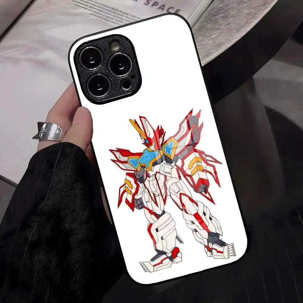 Фото Чехол для телефона M-Mado King G-Granzort для iPhone 17 Pro Max, 16, 15, 14 Pro Max, 13, 11, X, Xs, Xr, 8, 7 Plus, стеклянная крышка №5