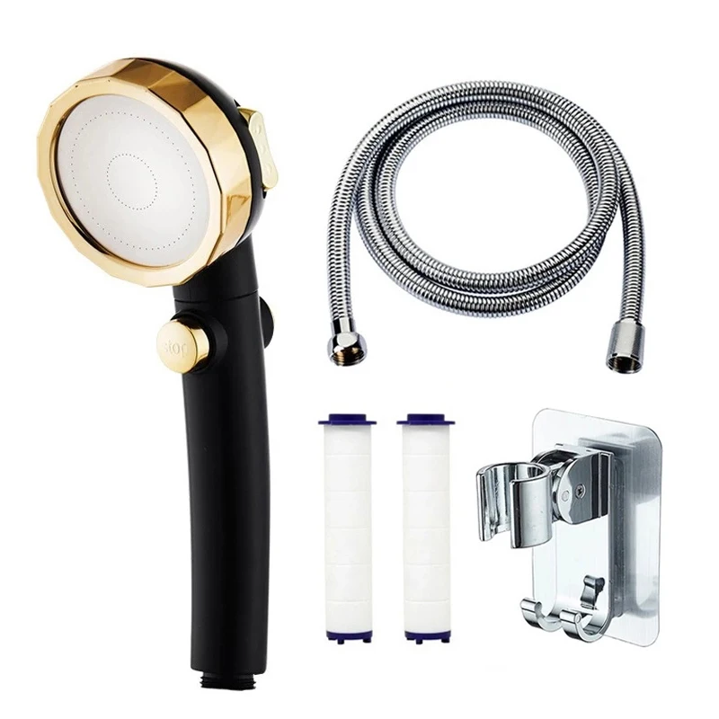 

High Pressure Upgrade Shower Head 3 Modes Handheld Adjustable Water Saving ShowerHead Pressurized Spray Nozzle Bathroom Supplies