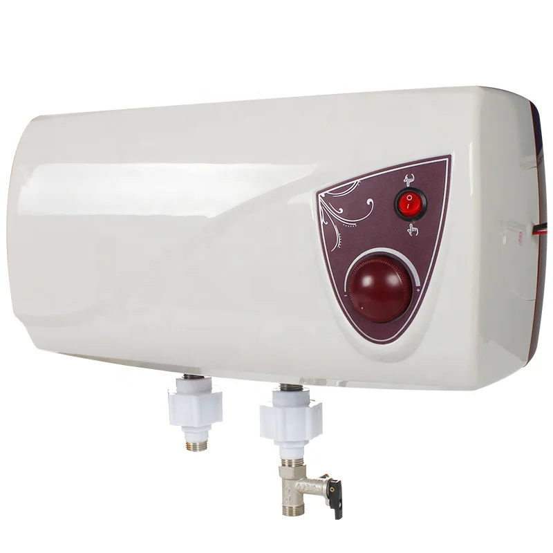 

TYTXRV OEM Camper Trailer Motor 12V Electric Water Heaters 10L White DC12V 300W/AC110 1000W Bathroom Caravan