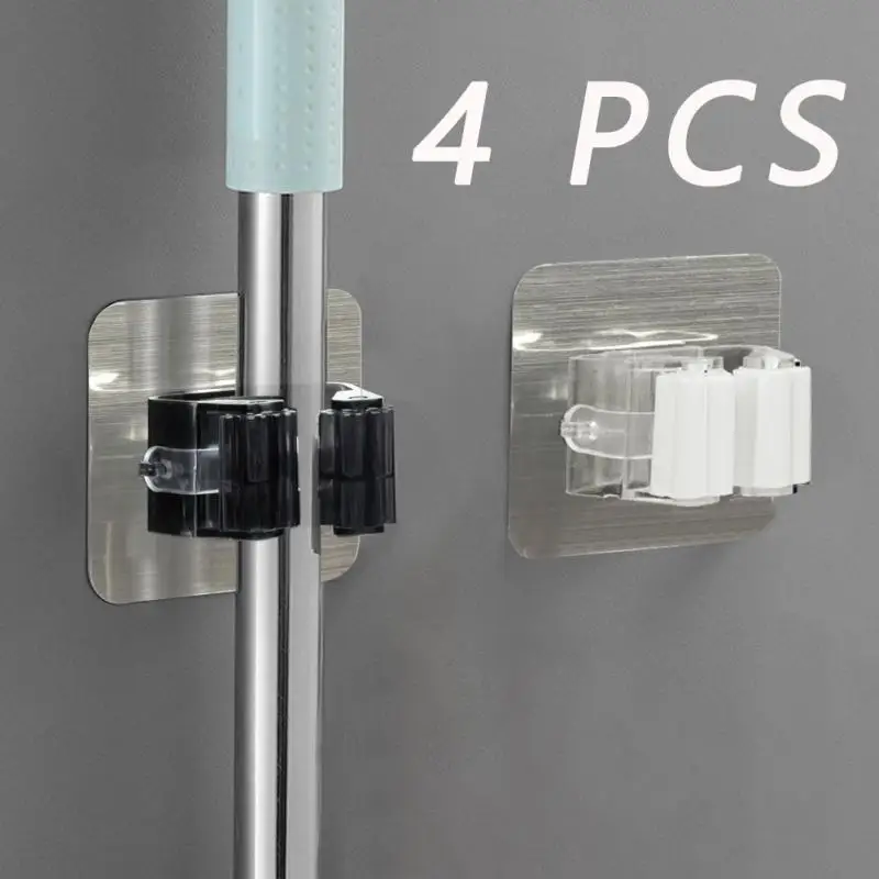 

2/4 шт., настенные крючки для швабры