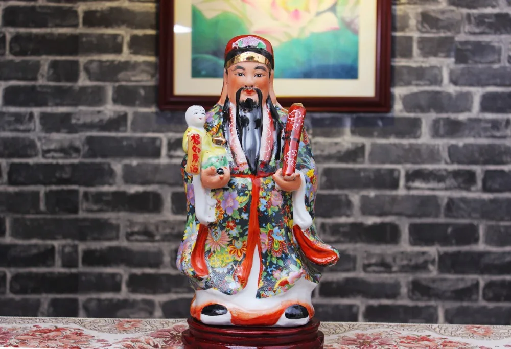 ТОП ХОРОШО- ДОМАШНИЙ вестибюль Пропичная удача прощающий бизнес FU LU SHOU Бог FENG SHUI