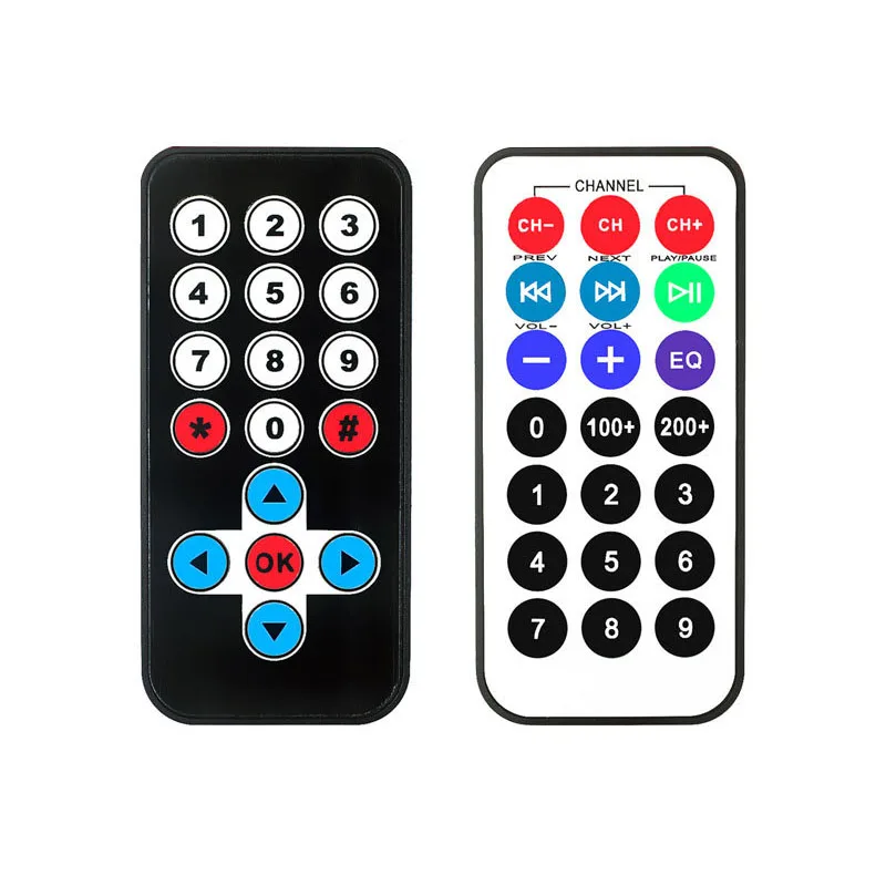 

5~200Pcs Infrared Remote Controller MP3 Remote Controller MCU 51 Remote Controller Without Battery
