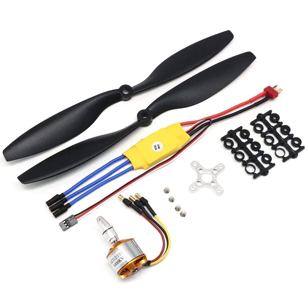 

A2212 1000KV 2200 Brushless Outrunner Motor +SimonK 30A ESC+1045 Propeller(1 pair) Quad-Rotor Set for RC Aircraft Multicopter