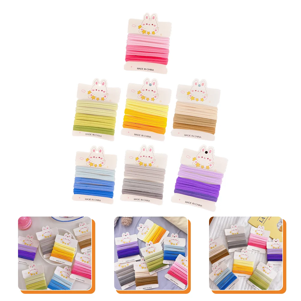 

35 шт., резинки для волос для девочек