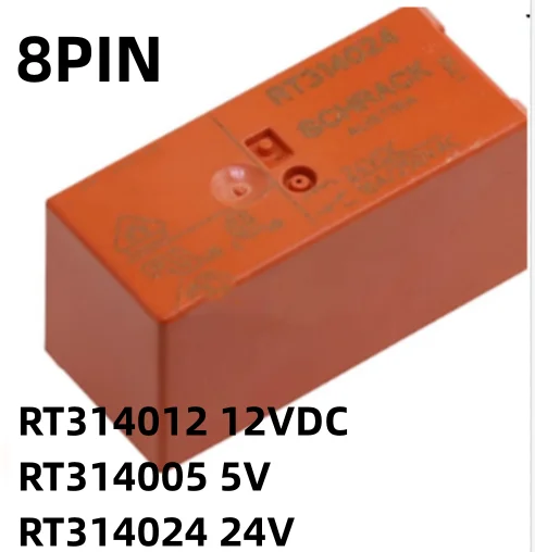 Новинка 10 шт./лот RT314012 12VDC RT314005 5V RT314024 24V 12V 8PIN 16A