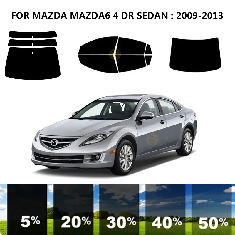 

Нанокерамическая Автомобильная УФ-пленка Precut для окон, автомобильная оконная пленка для MAZDA MAZDA6 4 DR SEDAN 2009-2013