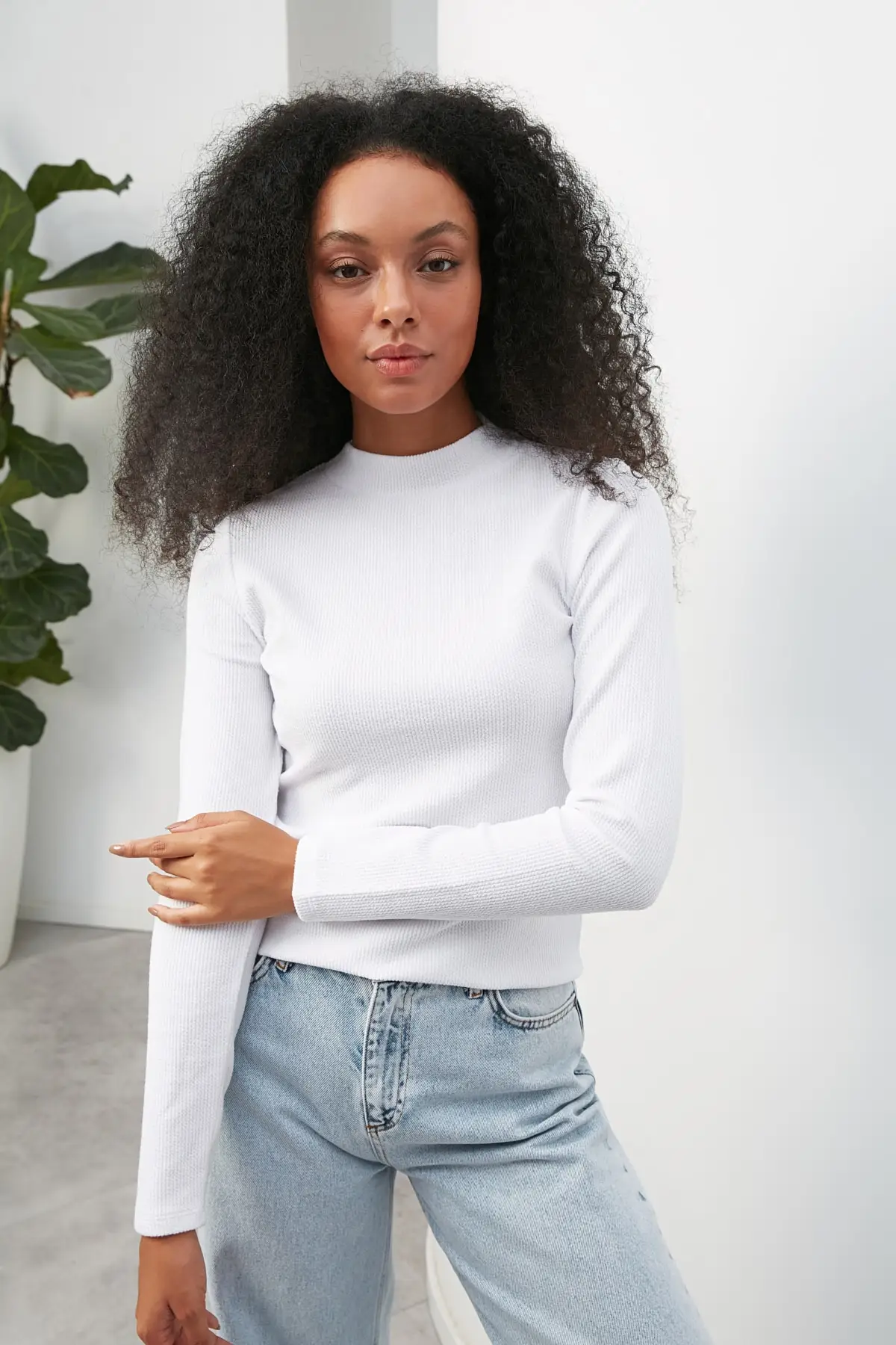 

Trendyol Long Sleeves Knitted Blouse TWOAW22BZ1261