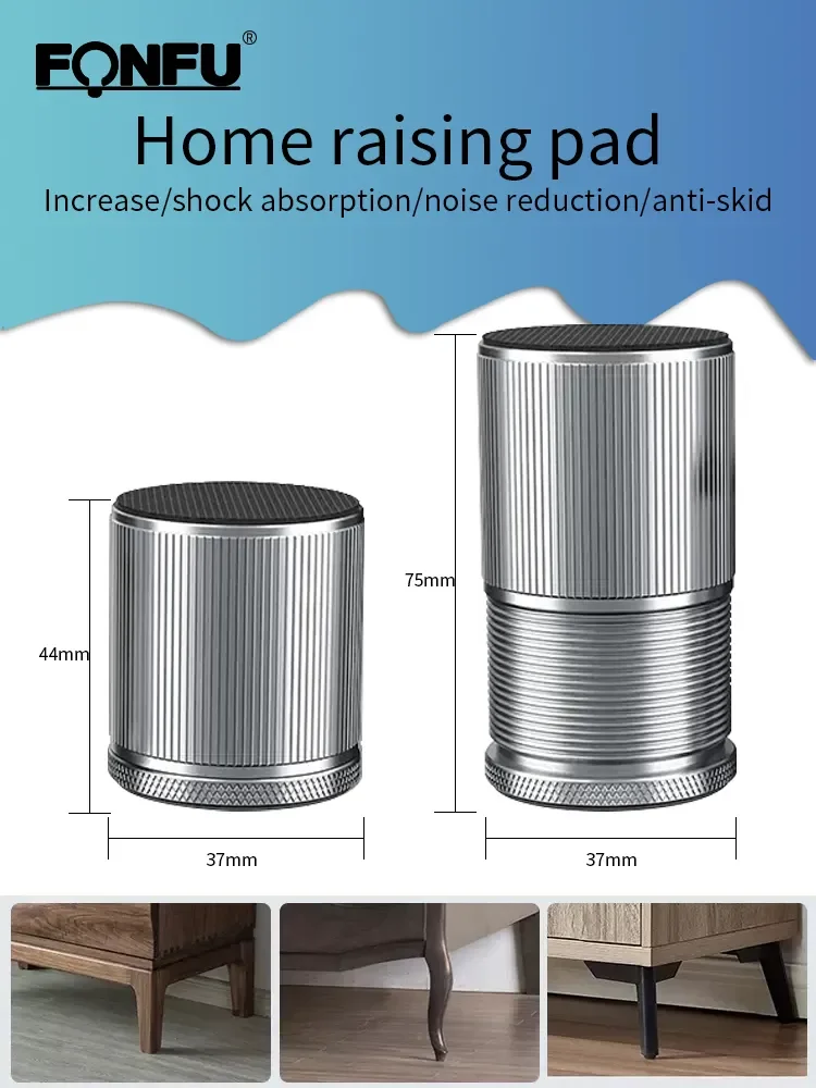 

2/4 sztuk podnóżek stołowy, wysoka podstawa, wysoki artefakt, regulowany stół, stolik do herbaty, meble, noga stołu, sofa