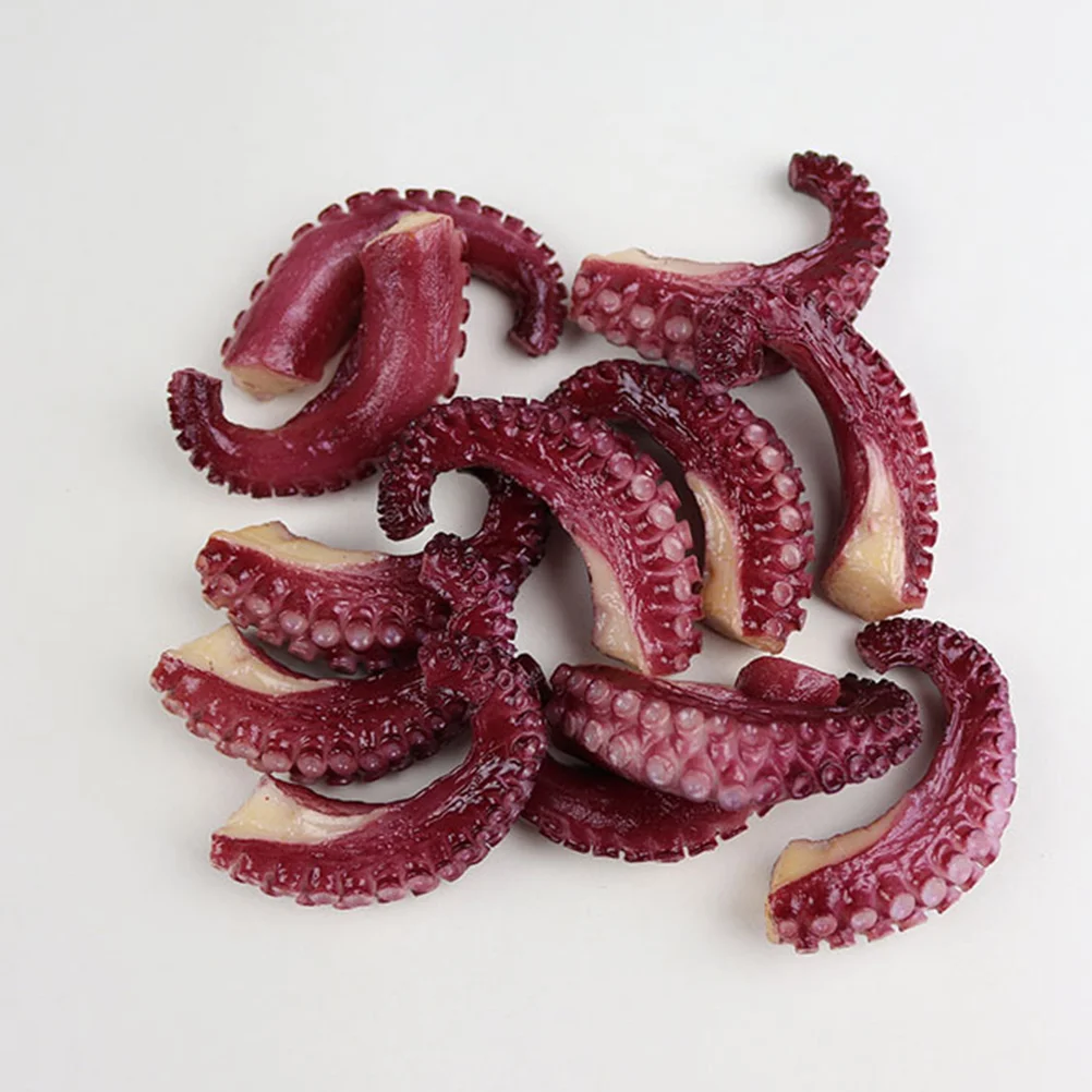 

Simulated Octopus Claw Japanese Model Fake Food Prop Simulation Realistic Lifelike Tentacle Tabletop Decor