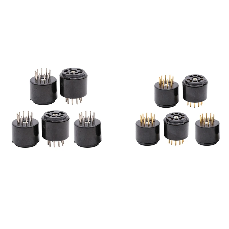 Тестирование розетки для вакуумной трубки 9Pin для 6DJ8 12AX7 ECC83 B339 CV492 6L13 12AU7 ECC82 B329 Hifi