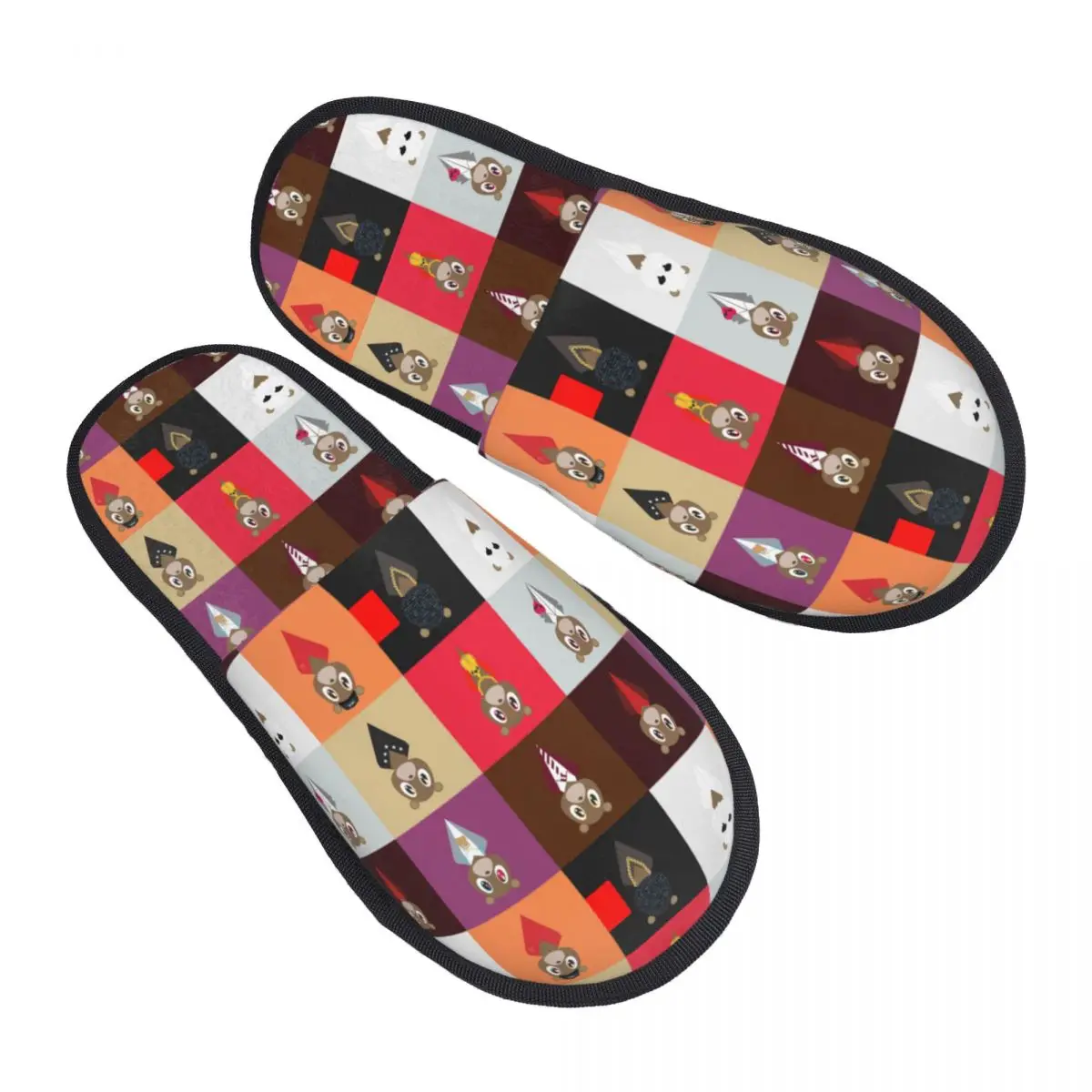 Женские домашние тапочки Kanye West Bear мягкая обувь с эффектом памяти Уютная теплая