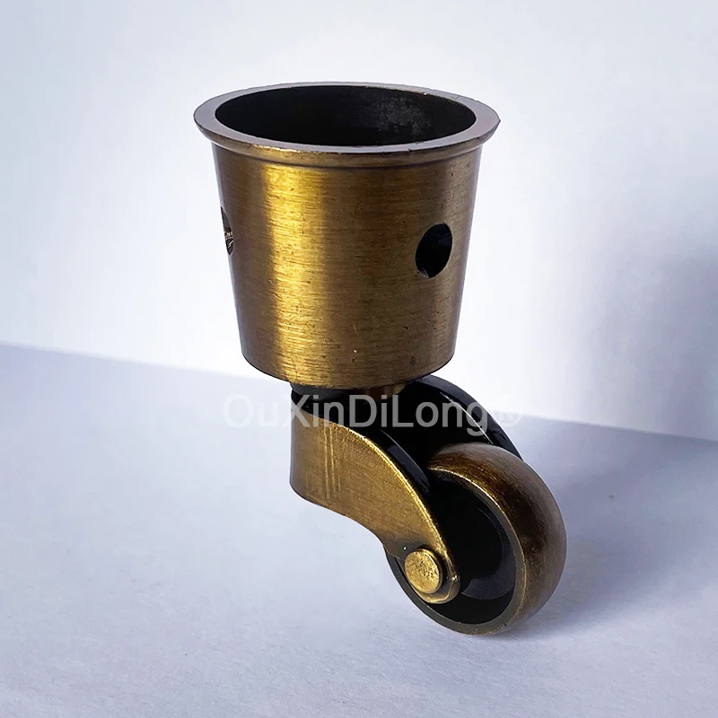 Legs Castors Retro Round Cups Plate Universal Caster Fg1028