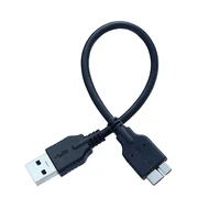 20cm micro b usb 3 0 data sync charging short cable for usb3 0 hard disk