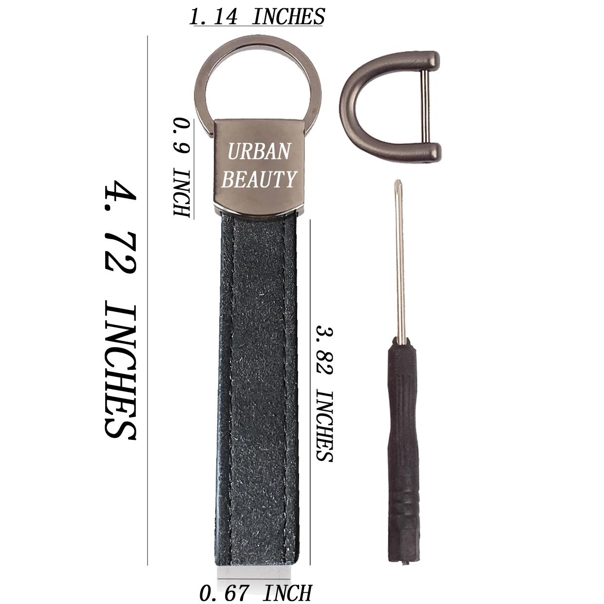 Брелок для ключей в форме подковы из искусственной замши мотоциклов скутеров