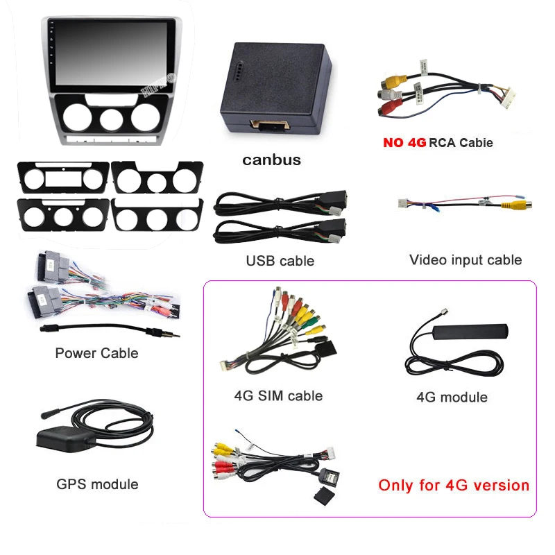 Автомобильная Мультимедийная система проигрыватель на Android 11 с восьмиядерным