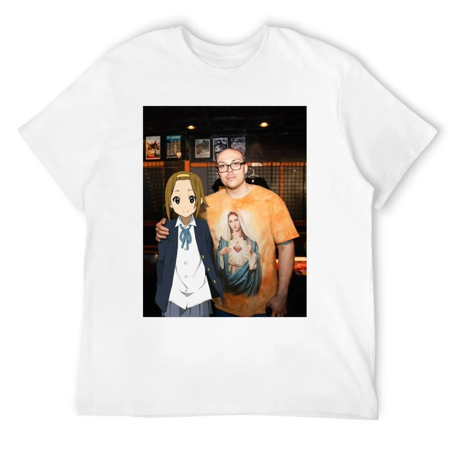 Ритони Сутана - К-Он! Футболка Ritsu Tainaka &amp Anthony Fantano мужская одежда мужские футболки