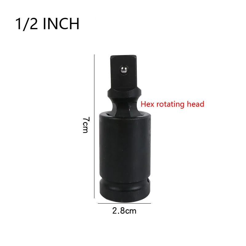 

1 дюймовый 1/4 ''ударный переходник для розетки с поворотом на 3/4 градусов, универсальный инструмент для соединения костяшек от 360 до 1/2'' или 3/8 ''до 3/8''