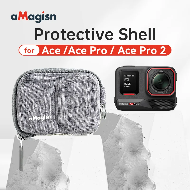 Фото Защитный чехол для хранения aMagisn Insta360 AcePro2/AcePro/Ace — чехол для экшн-камеры, портативный аксессуар для нескольких устройств №5