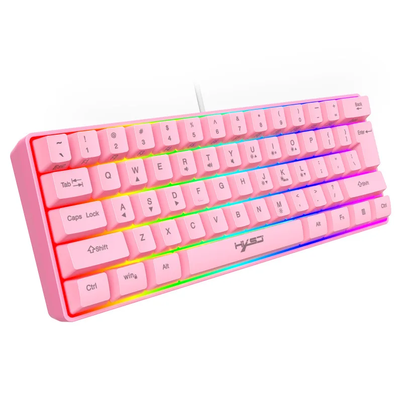 

Клавиатура игровая с RGB-подсветкой, 61 клавиша