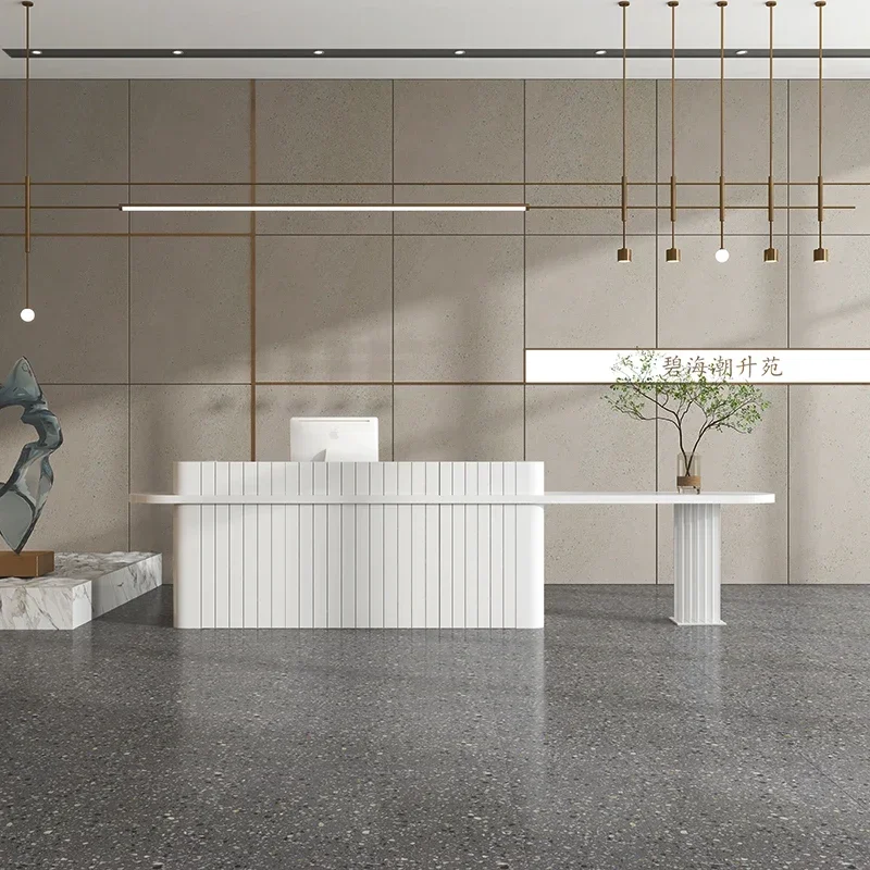 Мебель роскошный приемник стол для приема стойка салона красоты современные