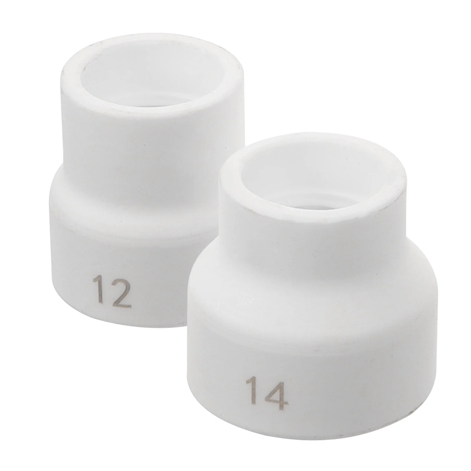 

2 Pcs Welding Accessories Tig Ceramic Cup Shield Torch Lens Cups Solder Gas Nozzle