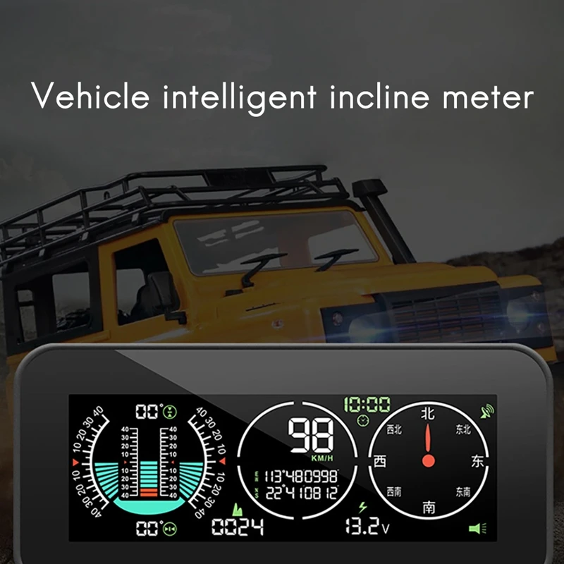 Спидометр M60 для всех автомобилей умный Инклинометр с GPS наклонным шагом и