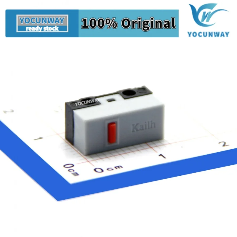 

1 шт. новый оригинальный Kailh микро переключатель серый корпус красный горошек 50 миллионов жизни игровая мышь 3 Pin