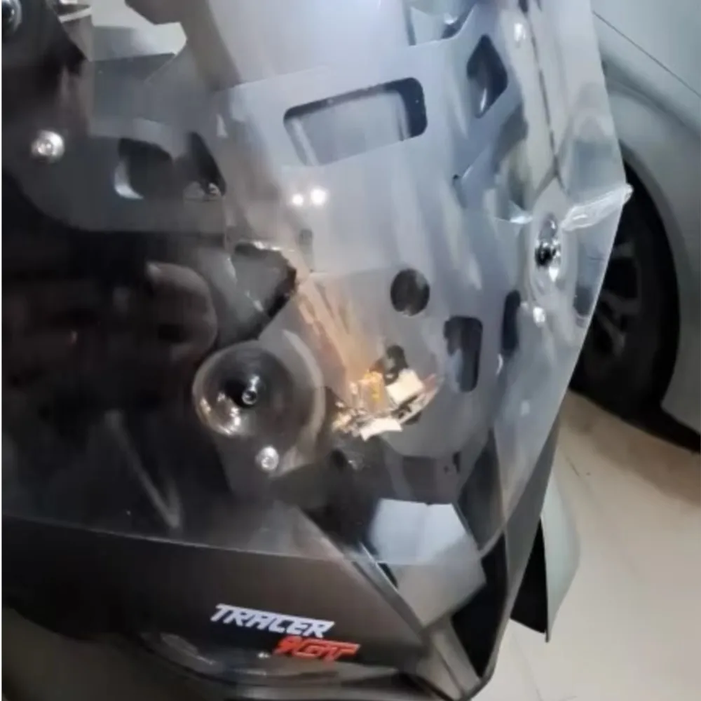 Фото Кронштейн-удлинитель для ветрового стекла Tracer 9 / GT для YAMAHA Tracer 900 GT, 9 GT+, 9GT+, 9GT, 900GT, держатель для ветрового стекла №2