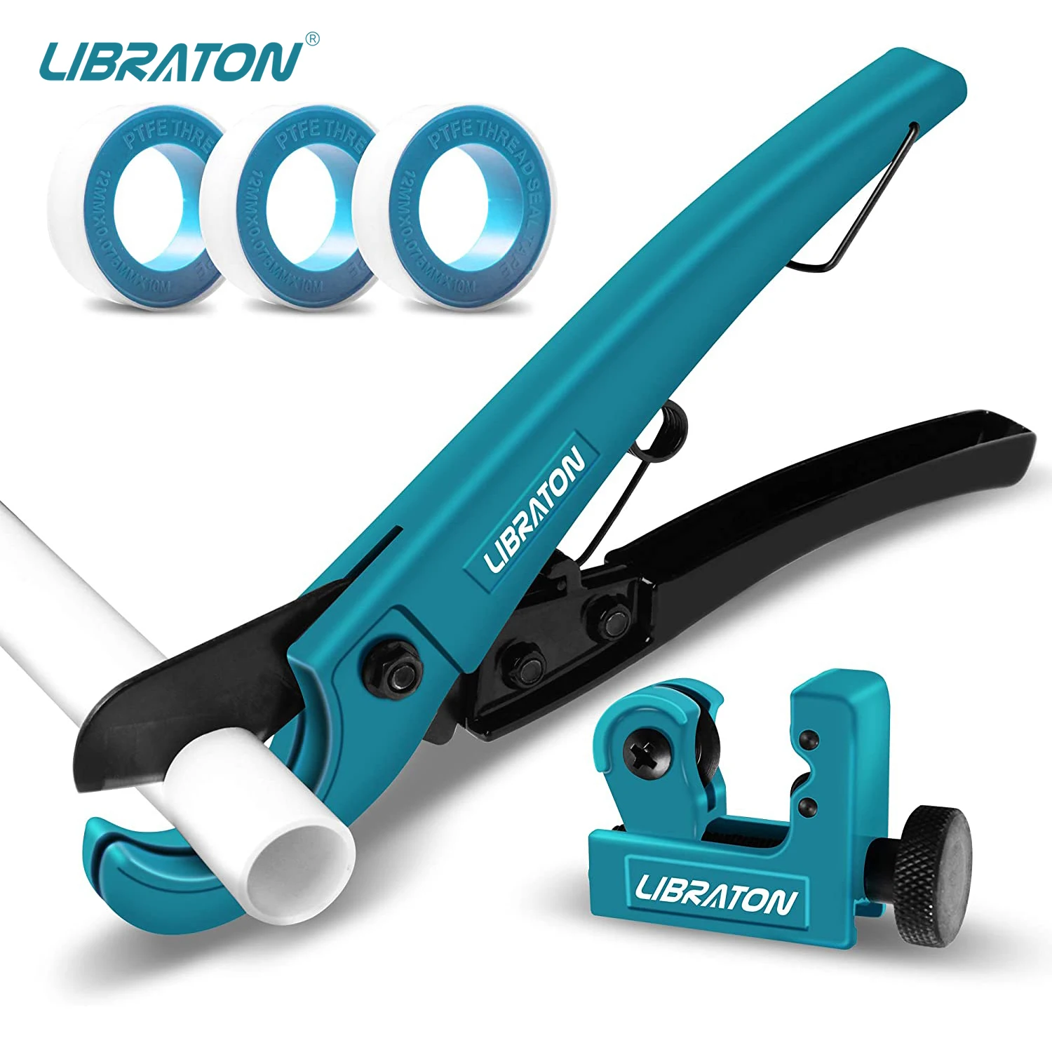 Libraton Pex Pipe Cutter Tools for PEX PVC (Thin) PPR Plastic UP to 1-1/4