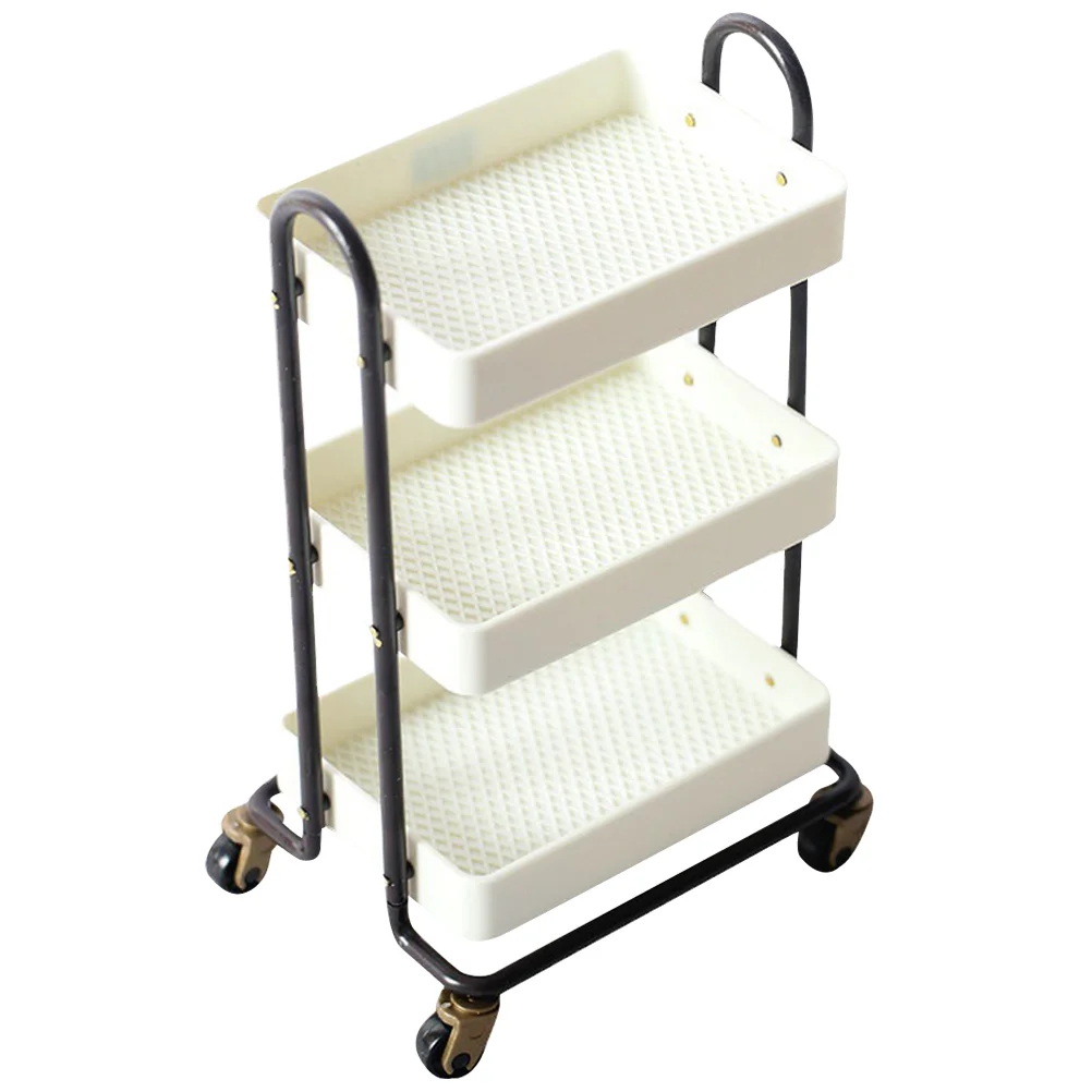 

House Decor Miniature Flower Pot Rack Delicate Furniture Lovely Storage Shelf