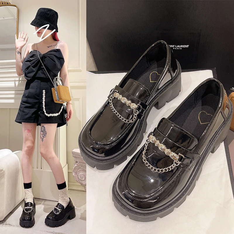 

2022 обувь на платформе женские туфли Лолиты Мэри Джейн школьная форма Jk Студенческая обувь для женщин и девочек с круглым носком Лолита винтажные оксфорды