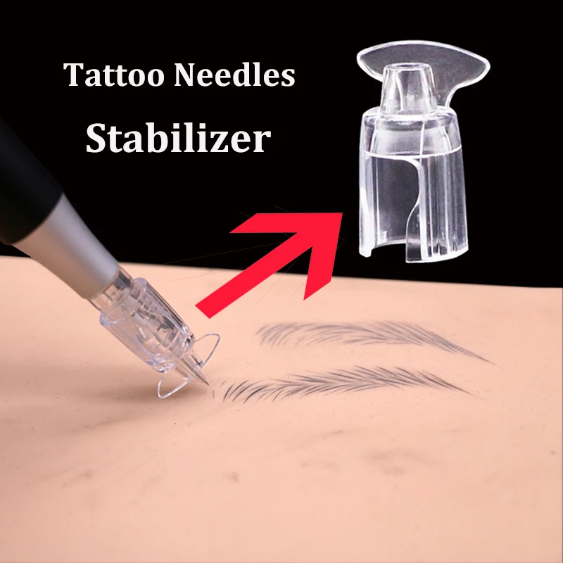 

20/10/5pcs Tattoo Cartridge Needles Stabilizer for Tattoo Nano Brows PMU Micro Strokes Technique with Good Effect In Dense